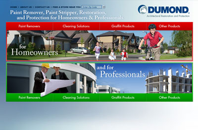 Website Design for Dumond Chemicals