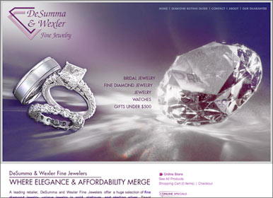 internet website design for DeSumma & Wexler