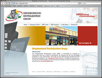website design for NRG