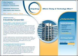 website design for Sapling, Inc.