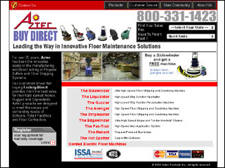 website design for Aztec