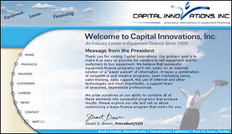 website design for Capital Innovations, Inc.
