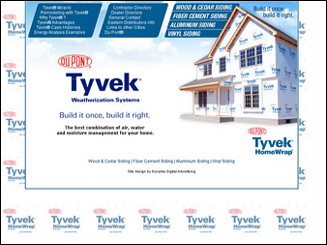 Corporate Website Design for Tyvek