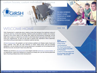 Corporate Internet Website Design for Girsh Development