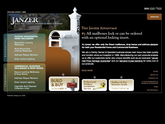 Website Design and Development for Janzer