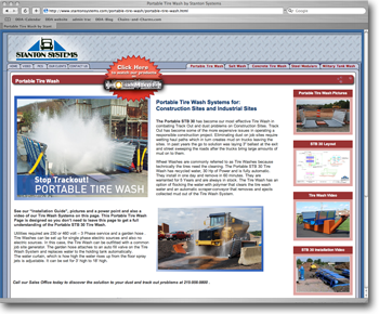 Internet Website Design for Stanton Systems