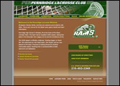 Website Design for Pennridge Lacrosse Club