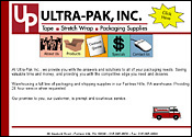 Website Design for Ultra-Pak, Inc.