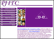 Website Design for the Philadelphia Hair Transplant Center