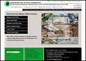 Website Internet Design for Sandmeyer Steel Company