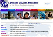 Website Design for Language Services Assoc.