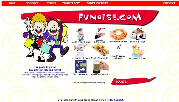 Ecommerce solution for Funoise.com