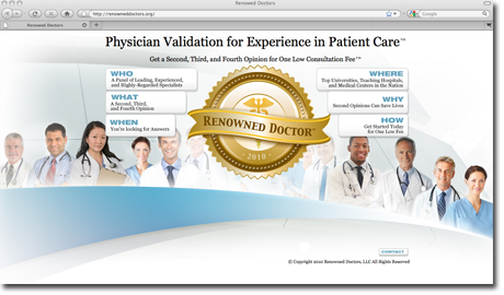 Renowned Doctor Website