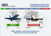 Internet website design for ESCO Arresting Systems