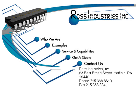 Website design services for Ross Industries