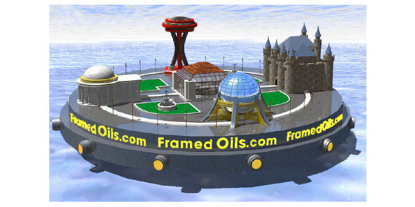 Website development for Framed Oils