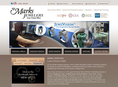 E-Commerce Website Design for Marks Jewelers
