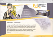 Website Internet Design for Military Matters