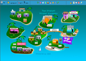 Flash internet design for Digi Island