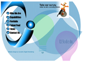 Flash internet website design for RJ Studios