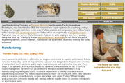 Website design services for Jenn Manufacturing