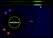 Flash Internet website design of Dynamic Digital Advertising Site 2000