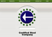 Website development for Certified Steel