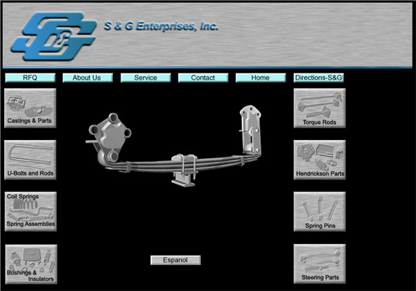 Website development for S & G Enterprises